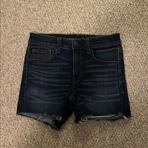 American Eagle Outfitters Dark Wash Jean Shorts